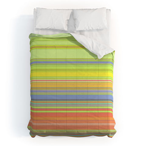 Sheila Wenzel-Ganny Spring Pastel Stripes Comforter