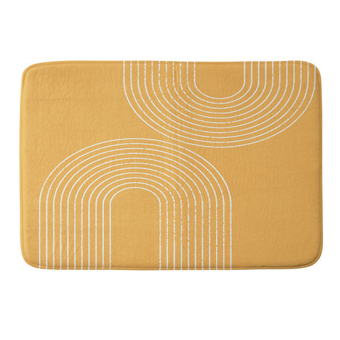 Sheila Wenzel-Ganny Tangerine Minimalist Memory Foam Bath Mat