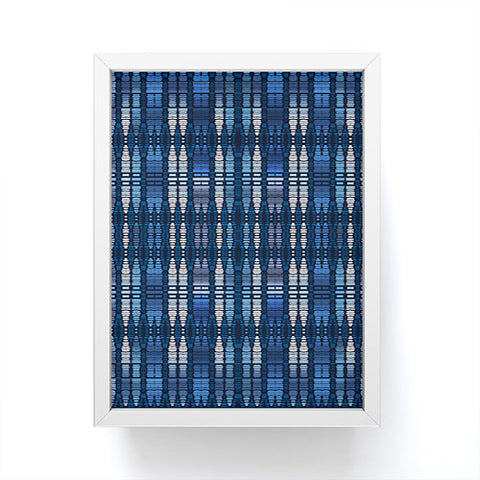 Sheila Wenzel-Ganny Tribal Blue Ombre Framed Mini Art Print