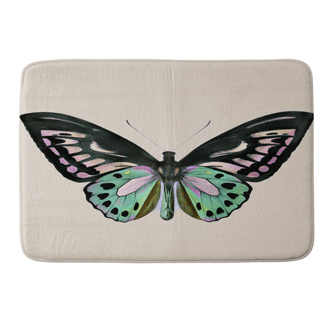 Sisi and Seb Funky Butterfly Memory Foam Bath Mat