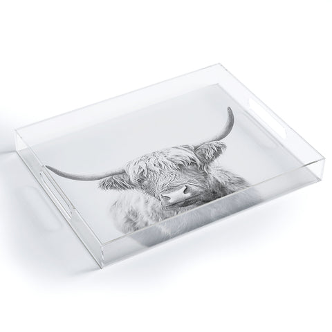 Sisi and Seb Highland Bull Acrylic Tray