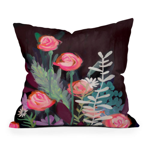 Stephanie Corfee Deep Dark Throw Pillow