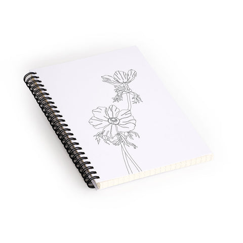 The Colour Study Botanical illustration Joan Spiral Notebook