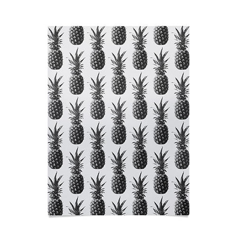 The Old Art Studio Pineapple Pattern 01 Poster