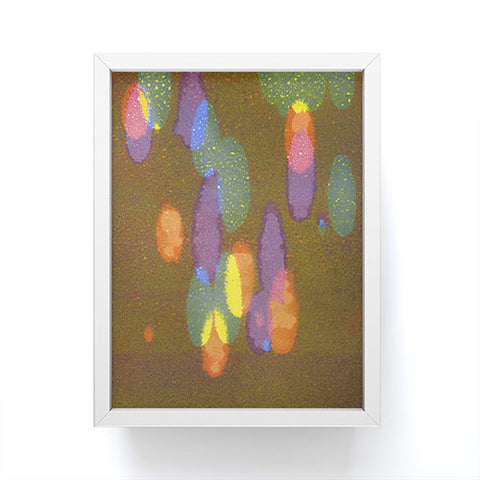 Triangle Footprint talk to you Framed Mini Art Print