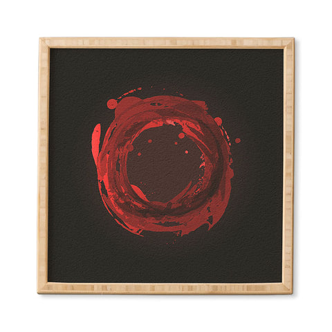 Viviana Gonzalez Abstract Circle 3 Framed Wall Art