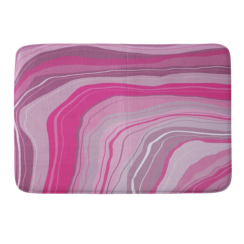 Viviana Gonzalez Agate Inspired Abstract 01 Memory Foam Bath Mat