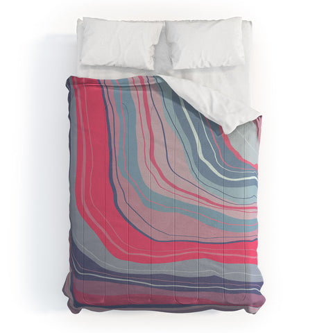 Viviana Gonzalez Agate Inspired Abstract 02 Comforter