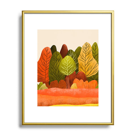 Viviana Gonzalez Autumn landscape 1 Metal Framed Art Print