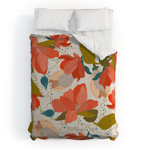 Viviana Gonzalez Florals pattern 02 Comforter