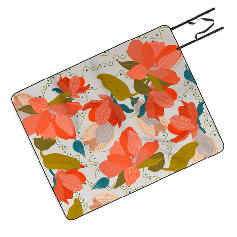 Viviana Gonzalez Florals pattern 02 Picnic Blanket