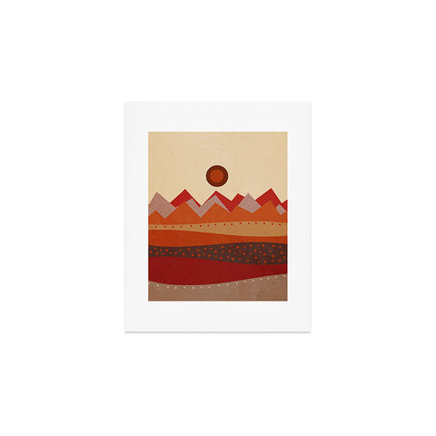 Viviana Gonzalez Geometric Landscape II Art Print