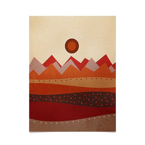 Viviana Gonzalez Geometric Landscape II Poster