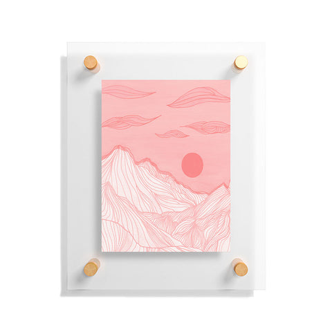 Viviana Gonzalez Lines in the mountains Floating Acrylic Print