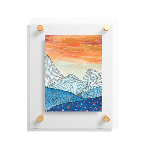 Viviana Gonzalez Lines in the mountains III Floating Acrylic Print