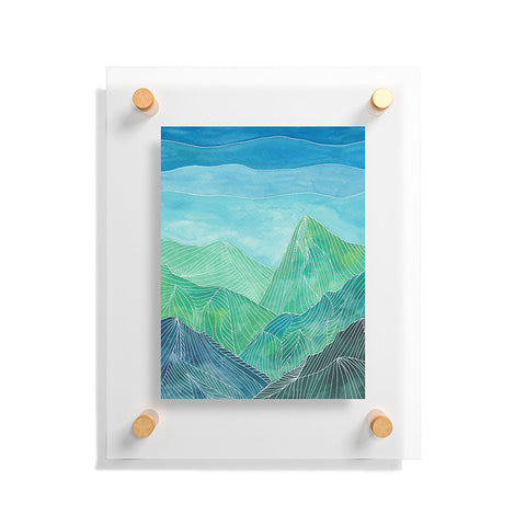 Viviana Gonzalez Lines in the mountains IV Floating Acrylic Print