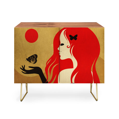 Viviana Gonzalez Madame Butterfly Credenza