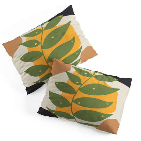 Viviana Gonzalez Modern botanical composition 1 Pillow Shams