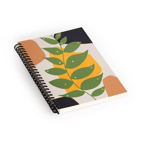 Viviana Gonzalez Modern botanical composition 1 Spiral Notebook