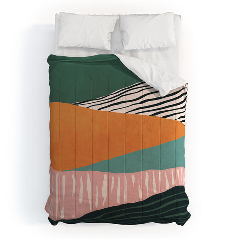 Viviana Gonzalez Modern irregular Stripes 02 Comforter
