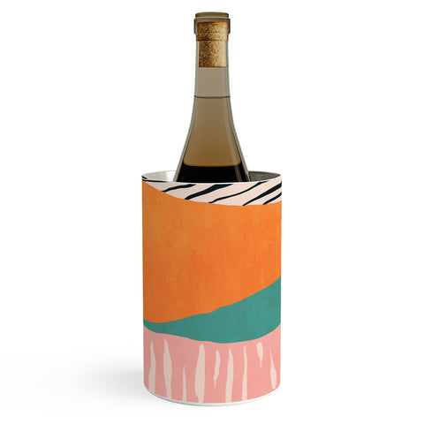 Viviana Gonzalez Modern irregular Stripes 02 Wine Chiller