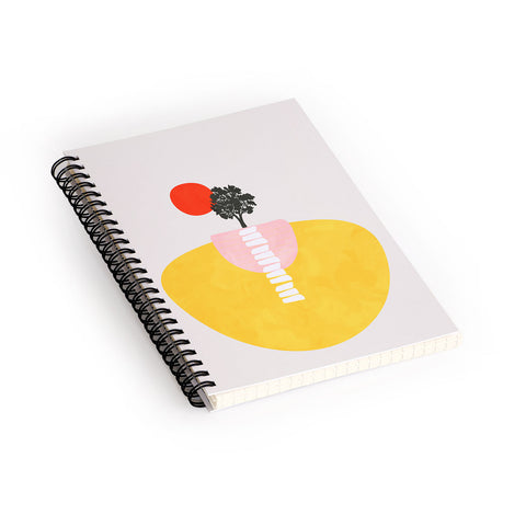 Viviana Gonzalez Modern shapes 5 Spiral Notebook