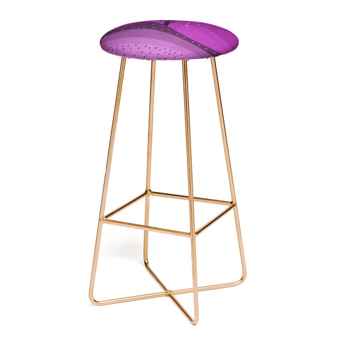 Viviana Gonzalez Radiant Orchid Landscape Bar Stool