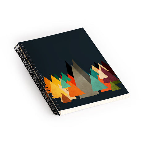 Viviana Gonzalez Textures Abstract 14 Spiral Notebook