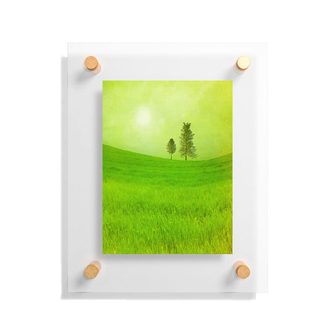 Viviana Gonzalez Trees And Shinning Field I Floating Acrylic Print