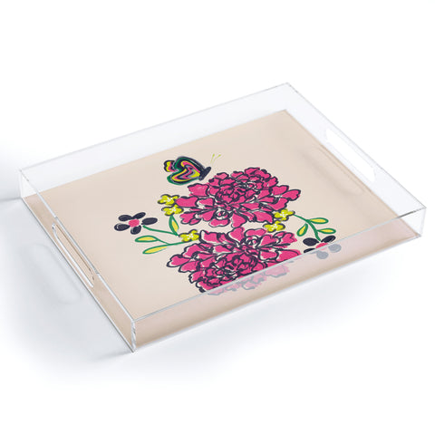 Vy La Budding Love Acrylic Tray