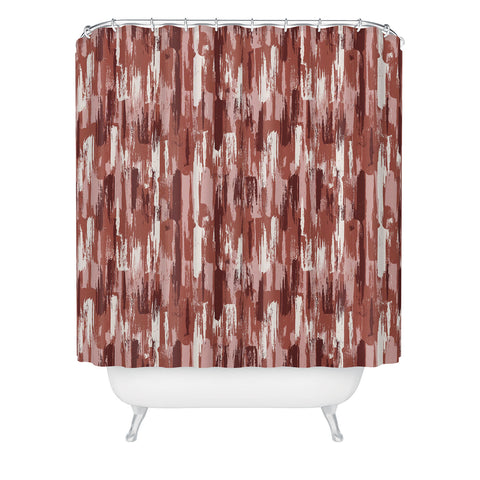 Wagner Campelo AMMAR Red Shower Curtain