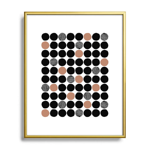 Wagner Campelo Cheeky Dots 1 Metal Framed Art Print