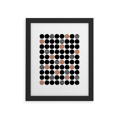 Wagner Campelo Cheeky Dots 1 Framed Art Print