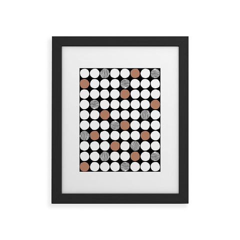 Wagner Campelo Cheeky Dots 2 Framed Art Print