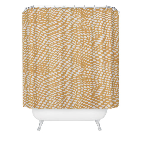 Wagner Campelo Dune Dots 3 Shower Curtain