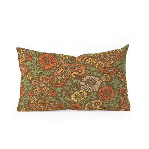 Wagner Campelo Floral Cashmere 3 Oblong Throw Pillow