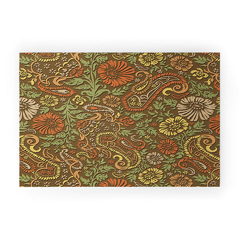 Wagner Campelo Floral Cashmere 3 Welcome Mat