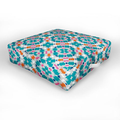 Wagner Campelo FREE NOMADIC TEAL Outdoor Floor Cushion