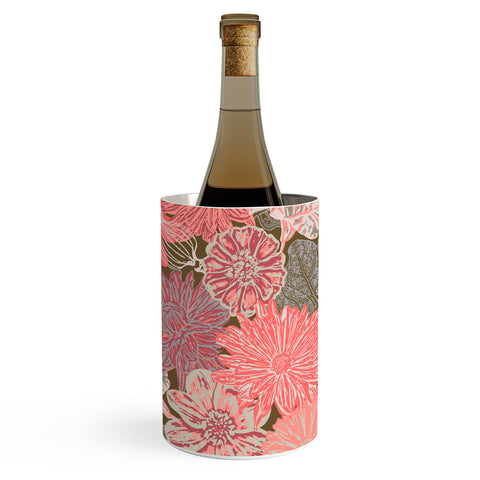 Wagner Campelo GARDEN BLOSSOMS BROWN Wine Chiller