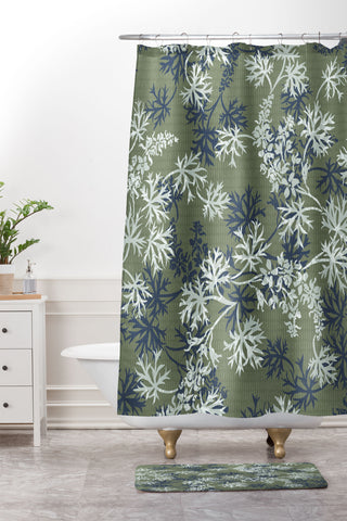 Wagner Campelo Garden Weeds 3 Shower Curtain And Mat