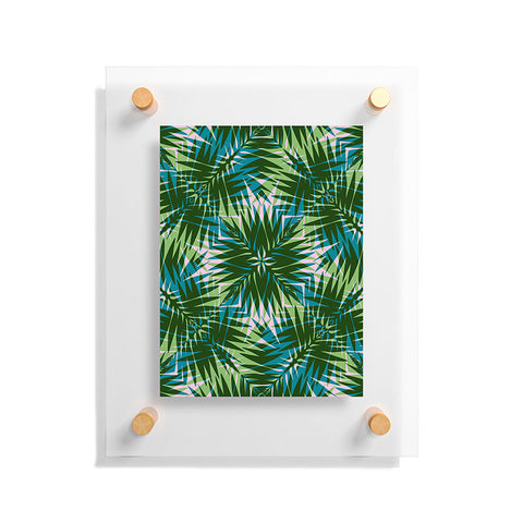 Wagner Campelo PALM GEO GREEN Floating Acrylic Print