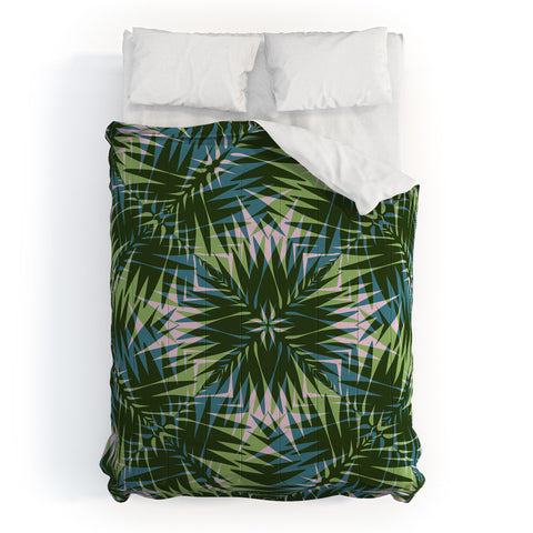 Wagner Campelo PALM GEO GREEN Comforter