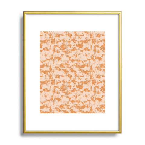 Wagner Campelo Sands in Orange Metal Framed Art Print