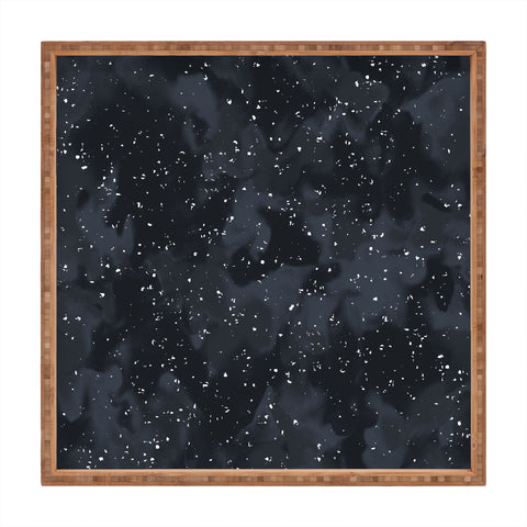 Wagner Campelo SIDEREAL BLACK Square Tray