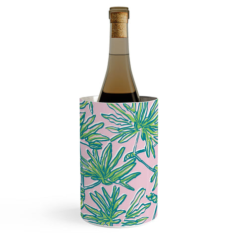 Wagner Campelo TROPIC PALMS ROSE Wine Chiller