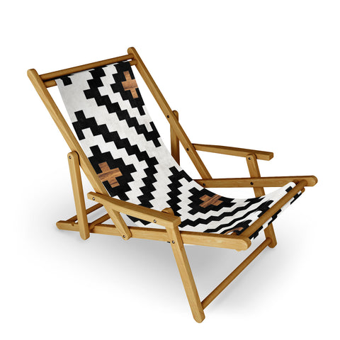 Zoltan Ratko Urban Tribal Pattern No16 Aztec Sling Chair